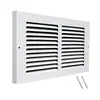 Tampa de Grade de Retorno de Ar Adequada para Paredes ou Tetos/Grade de Retorno de Ar de Aço/Tampa de Ventilação HVAC