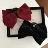Pinza para el pelo con lazo grande de terciopelo brillante estilo coreano, Tacto suave y de alta gama, Adecuado para cabello grueso, Accesorio para el cabello
