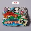 Ímãs de Geladeira de Madeira de Marcos Chineses, Cidades Turísticas, Hong Kong, Macau, Qingdao, Xuzhou, Atacado Ímãs de Geladeira de Xangai