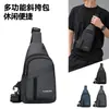 Bolso de pecho para hombre transfronterizo, bolso cruzado de un solo hombro, bolso de pecho impermeable de tela Oxford, mochila cruzada pequeña deportiva casual de moda para hombre
