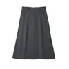 Saia Midi Ino Plus Size Cintura Alta Linha A para o Trabalho Cobrindo o Quadril Outono 2026 Nova Versátil Emagrecedora Comprimento Médio 315420
