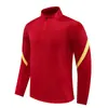 Conjunto de Uniforme Deportivo de Fútbol, Bádminton para Hombre y Mujer, Cremallera Media, Chaqueta de Manga Larga para Ping Pong, Voleibol con Texto Impreso