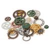 50g Punto Retro Metal Steampunk Engranaje Mecánico Aleación Color Mixto Joyería Accesorios para Joyería DIY