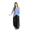 Moda Feminina Outono 2026 Tamanho Plus Elegante Camisa Casual Leve Listrada com Gola Reversível Slim Fit Jovem
