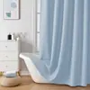 Amazon Rejilla de Burbujas Cortina de Ducha Impermeable Cortina Personalizada para Baño Cortina de Baño sin Taladro Venta al por Mayor