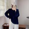 Top plisado de manga larga de 8 colores y 3 tallas, estilo japonés Rakuten, verano, nuevo, con drapeado interior y exterior