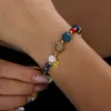 Pulseira de Contas com Pedras Naturais dos Doze Signos do Zodíaco, Nova e Criativa, Joia de Aço Inoxidável Moderna e Versátil, Adequada para Homens e Mulheres