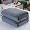 Comércio Exterior Cor Sólida Flanela Europeu e Americano Ultra Macio Espesso Estilo Simples Cobertor Manta de Sofá Fabricante Venda por Atacado Presentes Transfronteiriço