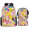 Transfronterizo Nuevo Producto Princesa Princesa Princesa Princesa Super Mario Mochila Escolar Mochila Estudiante Bolsa de Hombro de Dibujos Animados