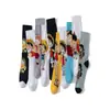 Venta al por mayor para hombre para mujer Sombrero de paja para cuatro estaciones Anime Popular Calcetines de moda Calcetines para hombre One Piece Tiktok Capitán Luffy Calcetines transfronterizos