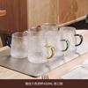 Juego de Vasos de Vidrio Martillado Estilo Chino para Uso Doméstico, Tazas de Té Resistentes a Altas Temperaturas, Juego de Tetera, Vasos para Beber Antiescaldaduras para Sala de Estar y para Recibir Invitados