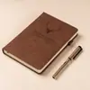 A5B5 Cuaderno de Piel de Oveja Libro Mayor de Contabilidad de Alto Valor Libro de Tareas para Estudiantes Papel Engrosado Logo Personalizado