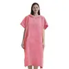 Poncho de Toalla de Baño de Microfibra de Secado Rápido, Bata de Cambiar de Felpa, Poncho de Playa Cálido para Surfear y Nadar para Adultos