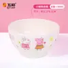 Vajilla de Melamina Grado Alimenticio Peppa Pig Cinco y Rosa, Tazón Infantil con Compartimentos y Vaso de Agua de Dibujos Animados con Licencia Oficial