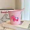 Arte em Ferro Cavalo Fofo Ano do Cavalo Porta-canetas Dormitório Estudantil Armazenamento de Mesa Porta-canetas para Pincéis de Maquiagem Armazenamento Balde de Armazenamento Super Fofo