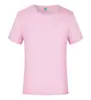 Camiseta de verão fresca, secagem rápida, gola redonda, manga curta, com texto e logo impressos personalizados, camiseta publicitária para homens e mulheres, roupa de grupo