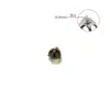Tachuela para Labio de Aleación de Titanio G23, Tachuela para Oreja, Ópalo Zircón de Tres Garras Bola F316 Accesorio para Piercing, Tachuela para Cartílago de Oreja, Tachuela para Ceja, Tachuela para Lengua