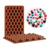 Fornecimento direto da fábrica 55 grãos de café uniformes molde de silicone para chocolate molde de gelo de silicone molde de cozimento faça você mesmo