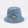 Sombrero de pescador hipster roto de mezclilla lavada y desgastada estilo coreano, sombrero de cuenca para hombres y mujeres, sombrero de verano plegable para protección solar, moda