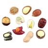 Accesorios de resina para llaveros, Juguetes de comida en miniatura para casa de muñecas, Adornos de nuez, Pistacho DIY Pegamento crema casero