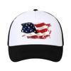 Gorra de béisbol de esponja para el Día de la Independencia Americana de venta caliente transfronteriza, sombrero de Amazon, gorra con tarjeta de transferencia térmica, impresión de logotipo