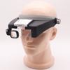 Nuevo interruptor táctil montado en la cabeza que se carga con 2 luces LED para reparación de lectura, tatuajes, bordados, pestañas, lupa para personas mayores