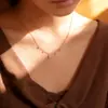 Collar Transfronterizo de Amazon Chapado en Oro de 18K con Moissanita, Llegada de la Diosa de la Belleza con Diseño de Borla Fresca, Hecho a Medida de Fábrica