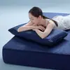Sábana bajera acolchada impermeable grado A protector de colchón a prueba de orina para dormitorio de estudiante juego de tres piezas engrosado de color sólido 1.8m 1.5m