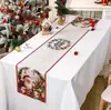 Banderines de Mesa Navideños Transfronterizos 2026, Banderines de Mesa para Decoración de Fiesta Familiar Navideña, Manteles de Mesa Navideños para Cena de Fiesta