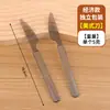 Garfo descartável engrossado plástico garfo para comida ocidental colher talheres saco colher de arroz transparente colher para sobremesa de frutas embalagem individual