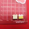 Mini Juguete de Comida Artificial Pan Café Galleta Accesorios de Resina Tocado DIY Pasador Funda de Teléfono Móvil Pegatinas para Uñas