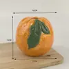 Taza de Vela Aromaterapia Artificial Cerámica Naranja Creativa Personalizada Recuerdo de Cumpleaños Boda Fruta Limón Decoración del Hogar