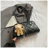 Bolso de Hombro Rombo Retro de Moda para Mujer 2026 Nuevo Modelo Bolso Boston de Nicho de Gama Alta Bolso de Hombro Único Bolso Almohada