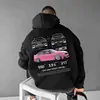 Moletom Oversized Novo Gótico Transfronteiriço Manga Longa Harajuku Unissex Estético Hip-Hop Retrô Friends Inverno
