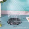 A014 Caixa para Bolo Mousse Infantil de 4 polegadas Camadas Múltiplas Confeitaria Assada Caixa de Embalagem Transparente Caixa para Mini Bolo de Aniversário