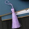 8cm Novo Nó Chinês Borla Franja Curta Gordinha Delicada Seda Viscose Bolsa Pingente Corda Penduricalho Acessórios DIY
