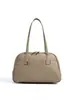 Bolsa Boston de Cuero Genuino Personalizada 2025 para Mujer, Bolso de Hombro Tote Grande de Moda para Ropa de Trabajo de Gama Alta