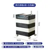 Armário de armazenamento rotativo móvel mesa de cabeceira ins armário lateral simples estilo nórdico armário Internet Celebrity armário de armazenamento cosmético