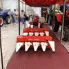 Máquina Pequena Personalizada de Corte e Secagem Empurrada à Mão Colheitadeira de Milho e Trigo Alfafa Grama Juncos Pimenta Soja Máquina de Corte e Secagem