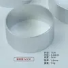 Anel Redondo de Mousse de Alumínio Tambor Forma de Pão Forma de Pão Desfiada à Mão Forma de Pão Disco Forma de Bolo Anodizada