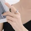 Anillo Abierto Elegante de Perla de Imitación Xuping Aleación de Cobre Chapado en Blanco Estilo Coreano Estilo Ins Anillo para Mujer Venta al por Mayor