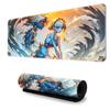 Mouse pad grande com trava de borda para jogos de e-sports para meninos, teclado grande e antiderrapante para jogos de e-sports
