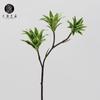 Ventas directas de fábrica simulación de lirio verde púrpura bambú planta biónica hoja accesorios de fotografía decoración de flores en maceta