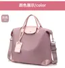 Bolsa de Equipaje de Color Sólido para Viajes Cortos, Bolsa de Viaje Ligera, Bolsa de Yoga, Bolsa de Gimnasio, Gran Capacidad, para Llevar en la Mano o al Hombro, Bolsa de Almacenamiento para Maternidad