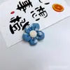 Nuevos Accesorios de Lona de Dibujos Animados con Lazo para DIY con Patrones de Estrellas, Corazones y Florales para Ropa, Zapatos y Bolsos