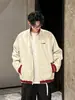 Chaqueta de Doble Uso para Parejas Holgada Impermeable con Cuello Primavera Otoño Invierno 2025 Chaqueta Abrigo Chaqueta de Algodón Abrigo de Algodón para Hombre y Mujer