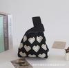 Bolsa de Estilo Nacional Festival 2024 Bolso Tote Bolso Tejido Bolso de Mano de Gran Capacidad Bolso de Mujer Bolso de Cubo de un Solo Hombro Artístico