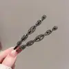 Presilha de Cabelo para Mulheres com Franja, Grampo para Franja, Presilha Lateral para Orelha, Presilha com Strass, Presilha de Cabelo de Luxo, Grampo Superior