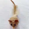 Bola de Sisal Popular da Amazon de 4cm que Faz Som, Brinquedo Interativo para Gatos Resistente a Arranhões, Atacado de Brinquedos para Pets em Estoque