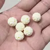 Contas Espaçadoras para Escultura de Frutas em Marfim Sintético, Moedas de Leão, Contas Redondas de Dragão Antigo, Contas Soltas, Pingentes, Artesanato DIY, Acessórios para Joias Atacado